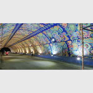 کارهای هنری در تونل‌ها